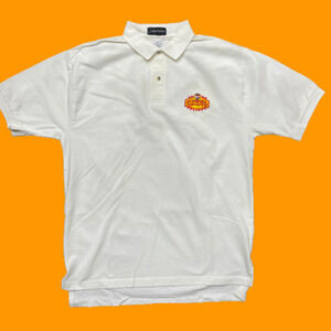 Miller Genuine Draft Summer In The South Promo Vintage Polo White Shirt Size XL